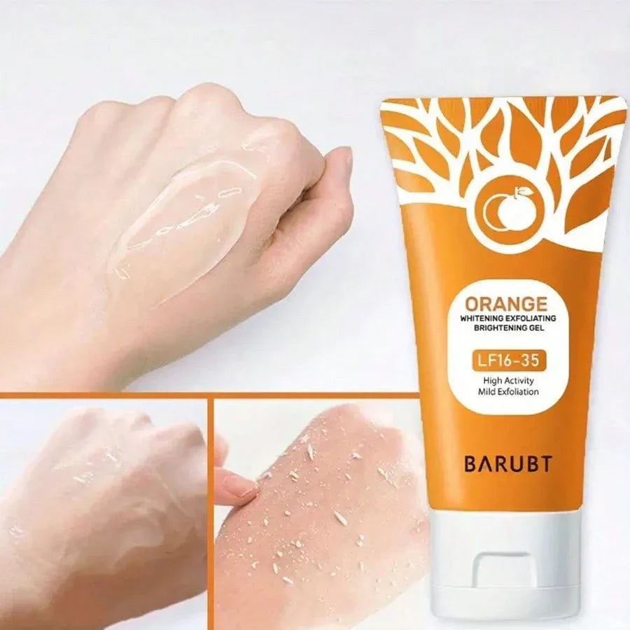 2025 HOT SALE-49% OFF Orange Exfoliating Gel Facial Cleansing Whole Body Scrub Dead Skin Custard