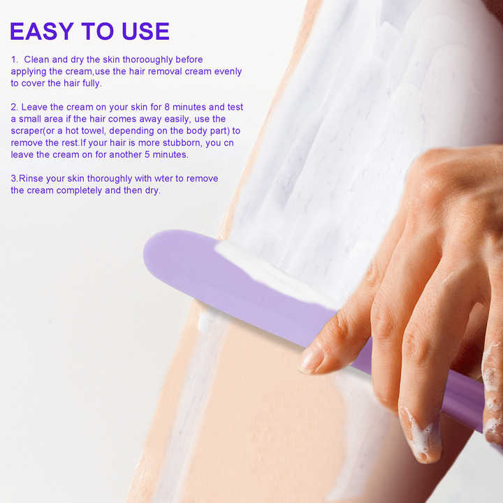 Experience Smooth, Silky Skin✨ Body Hair Removal Cream - For Gentle, Quick Hair Removal!