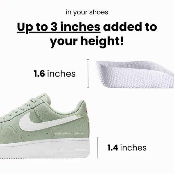 Orthopedic HighPads-Increasing Insoles with 3-Inch Lift