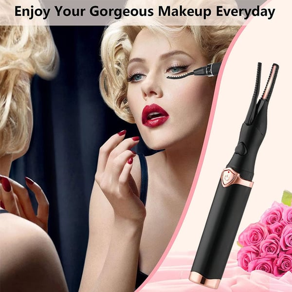 BUY 1 GET 1 FREE | 49% OFF - Rechargeable Heated Eyelash Curler for Quick Heating Curling