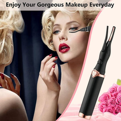 BUY 1 GET 1 FREE | 49% OFF - Rechargeable Heated Eyelash Curler for Quick Heating Curling