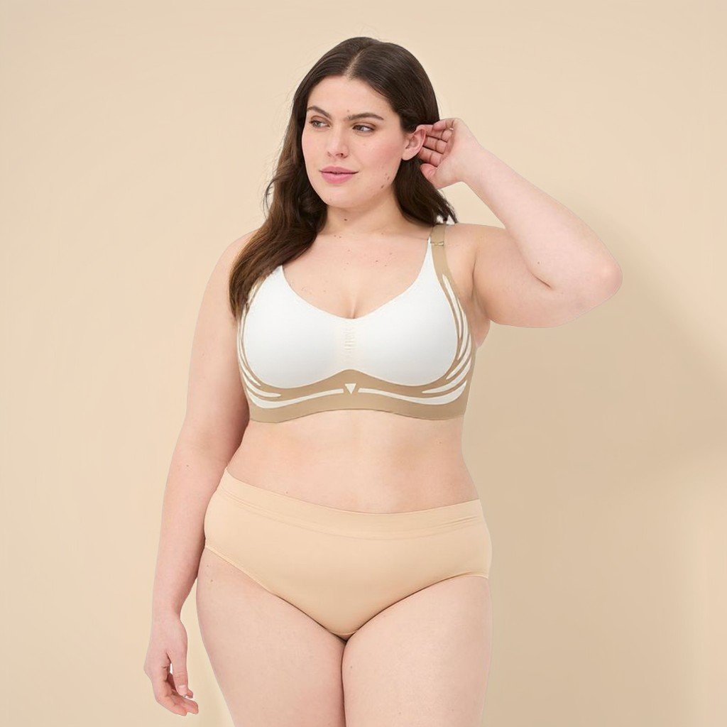 Super gather bra | Wireless Push-up Bra--No more sagging breasts