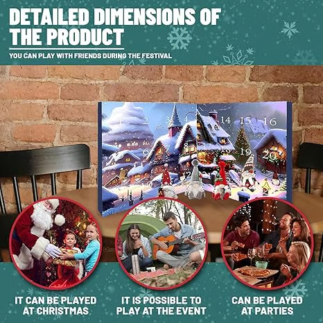 👻Christmas Halloween Gnome Countdown Calendar 2025🎅