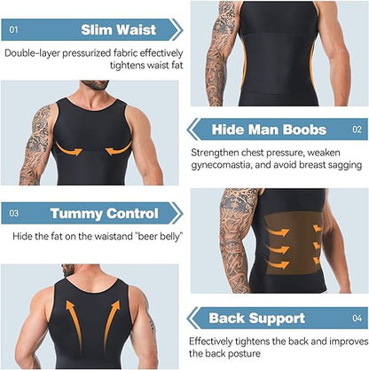 Best Sellers 49%off - Men's Body Shaper -- Buy 1 Get 1 FREE