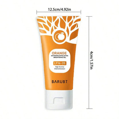 2025 HOT SALE-49% OFF Orange Exfoliating Gel Facial Cleansing Whole Body Scrub Dead Skin Custard