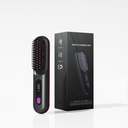 Portable Straightener Brush - GoBrush PRO