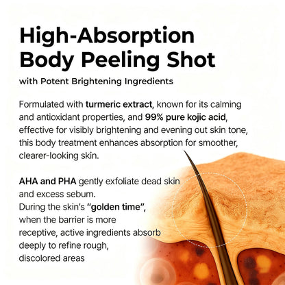 Peeling Shot Keratin Care Kojic Acid Turmeric Spray