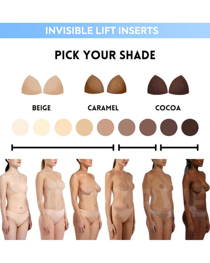 Double-Sided Adhesive Invisible Lift Inserts