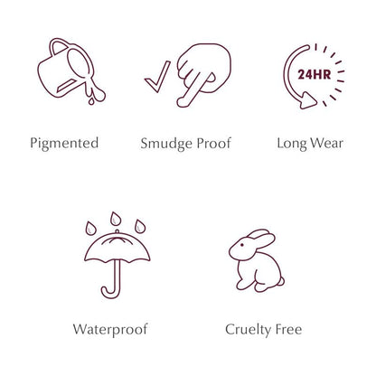 24 HR Waterproof Eyeliner Duo Sharpenable Eye Pencil