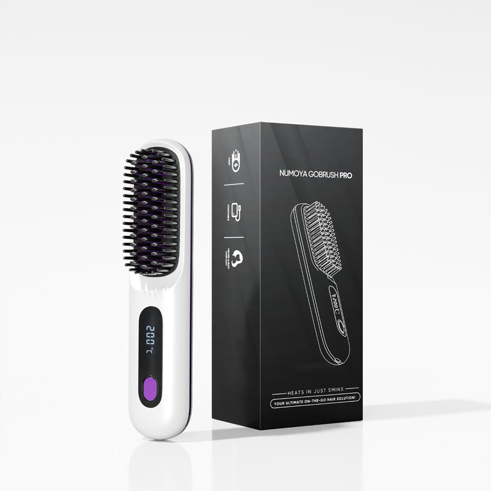 Portable Straightener Brush - GoBrush PRO