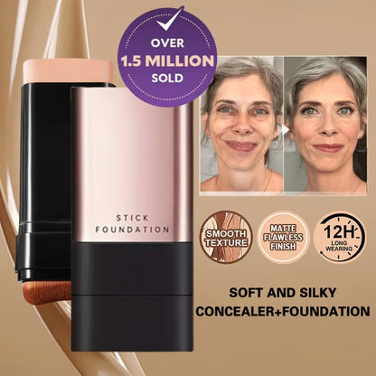 2 in 1- Luxury Anti-Wrinkle Foudation Stick