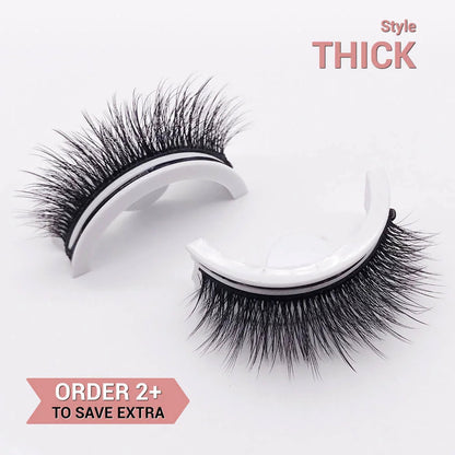 Instant Beauty, No Glue Needed - Reusable Self Adhesive Eyelashes