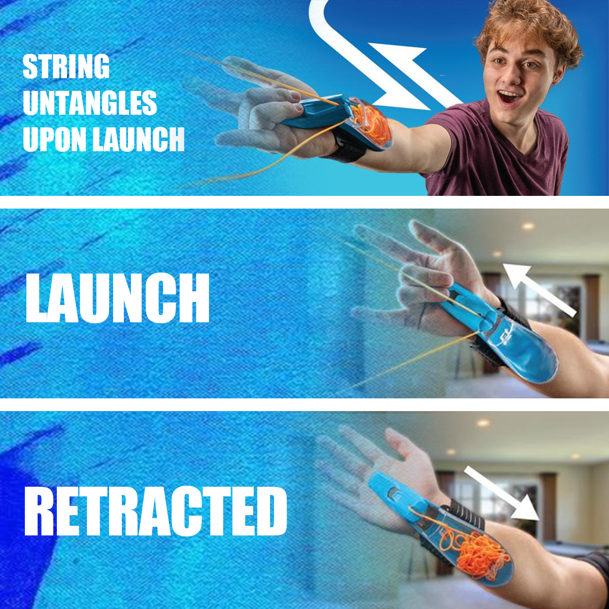 World's First String Launching Webshooter that Glows-In-the-Dark