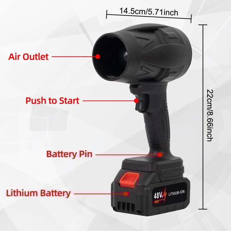 LAST DAY SALE 49% OFF - Turbo Jet Blower, Cordless Turbo Super Power Air Duster