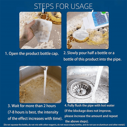 🚿 Say Goodbye to Clogs & Odors - 49% OFF - ✨ Pipeline Dredging Agent - For Fast, Effective Drain Cleaning!