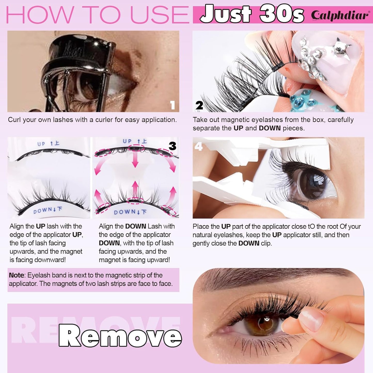 Last Day 49% OFF- Reusable Premium Self-Adhesive Eyelashes | Easy, Quick, Safe!