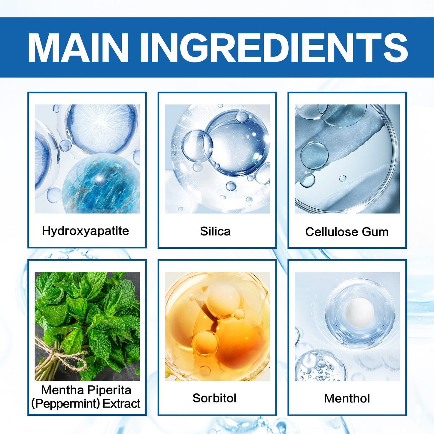 Fluoride-Free Hydroxyapatite Toothpaste