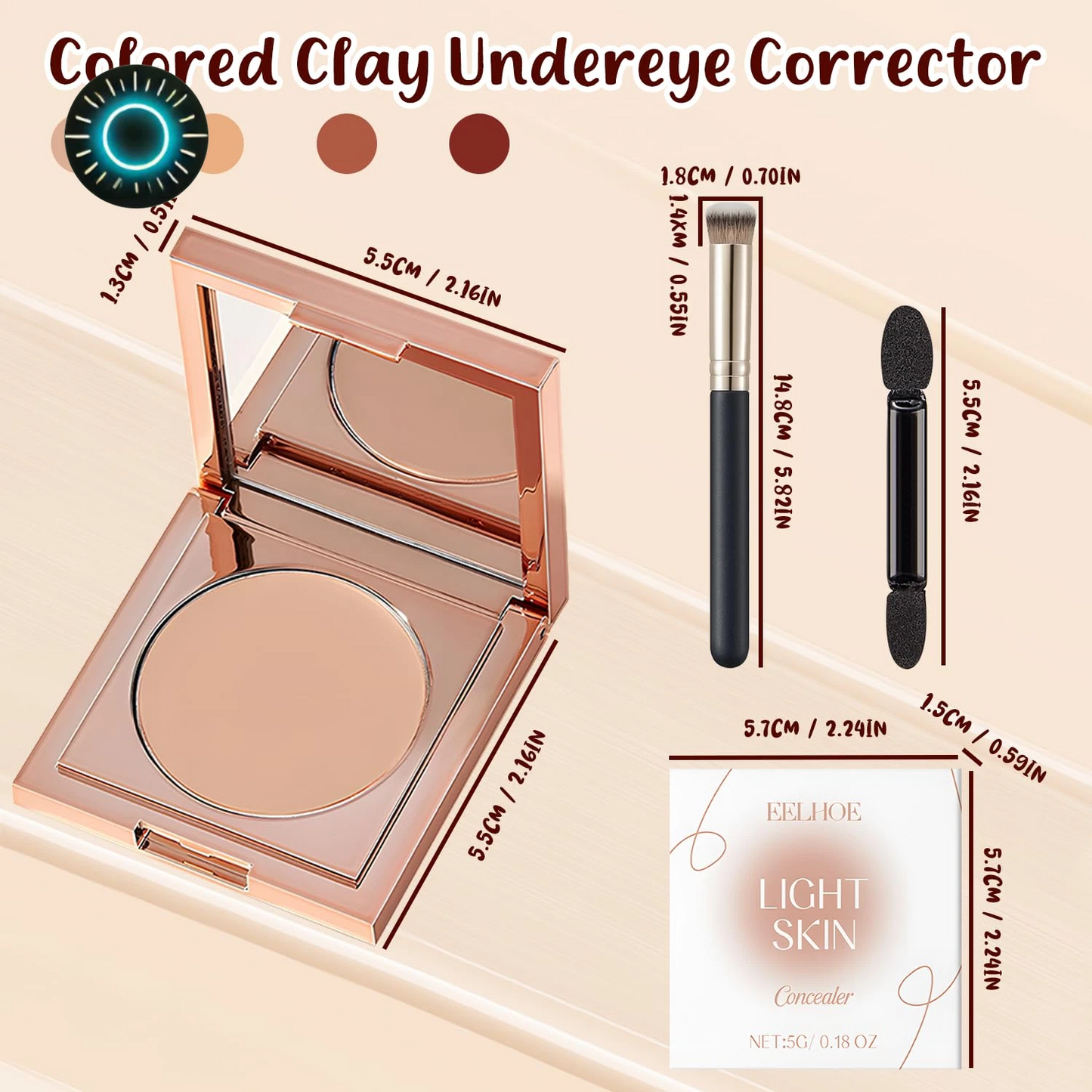Colored Clay Undereye Corrector