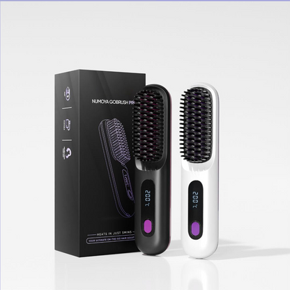 Portable Straightener Brush - GoBrush PRO