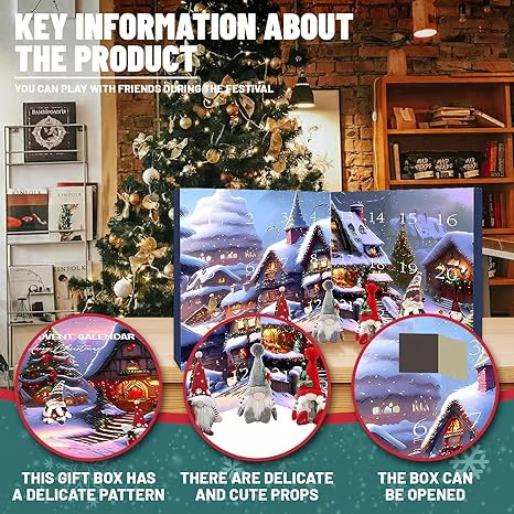 👻Christmas Halloween Gnome Countdown Calendar 2025🎅