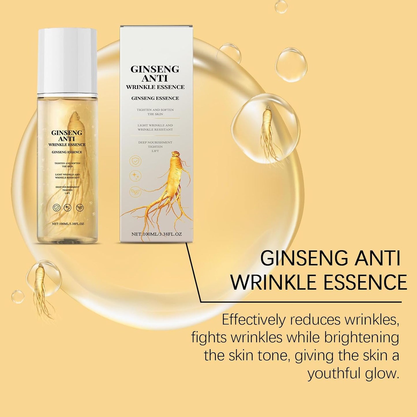 🔥2025 HOT SALE-49% OFF🔥Natural Ginseng Anti-Aging Hydrating Essence Water – 100% Wild Ginseng from Himalayas