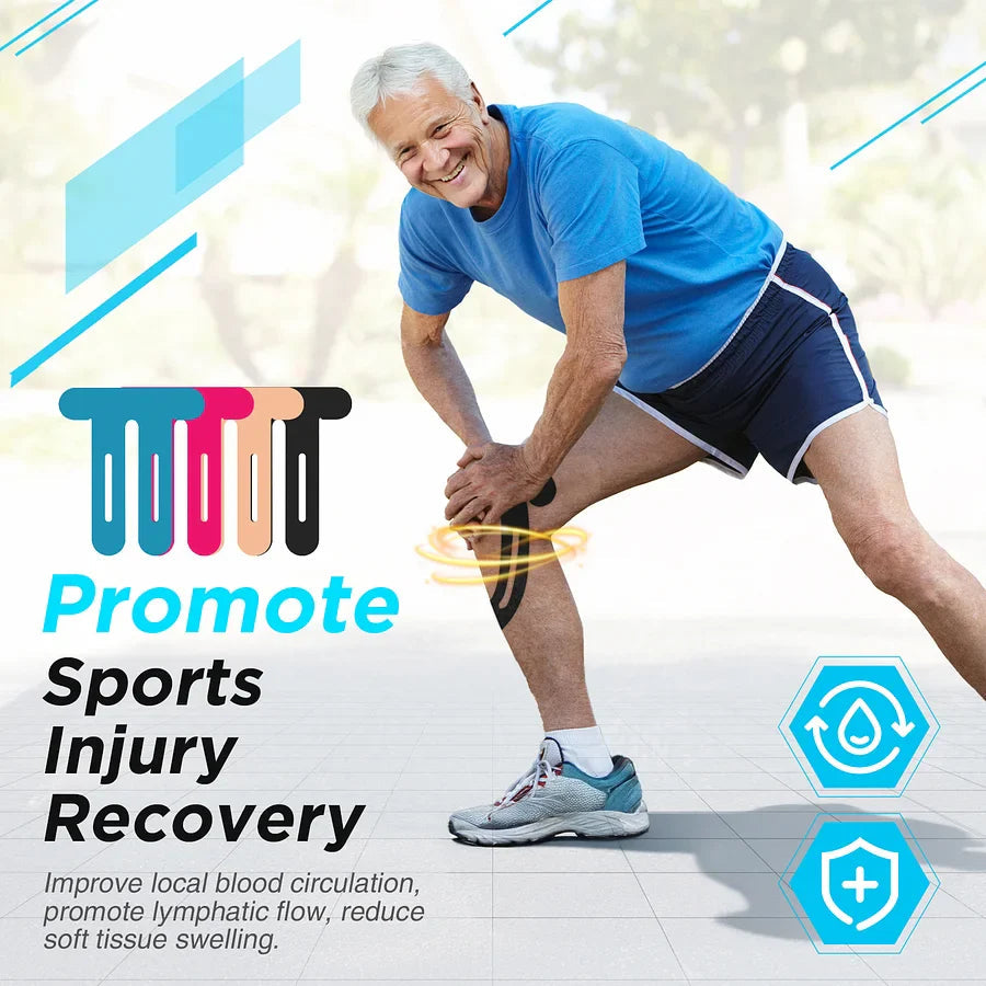 Alleviate Knee Discomfort: Precut Kinesiology Tape For Knees