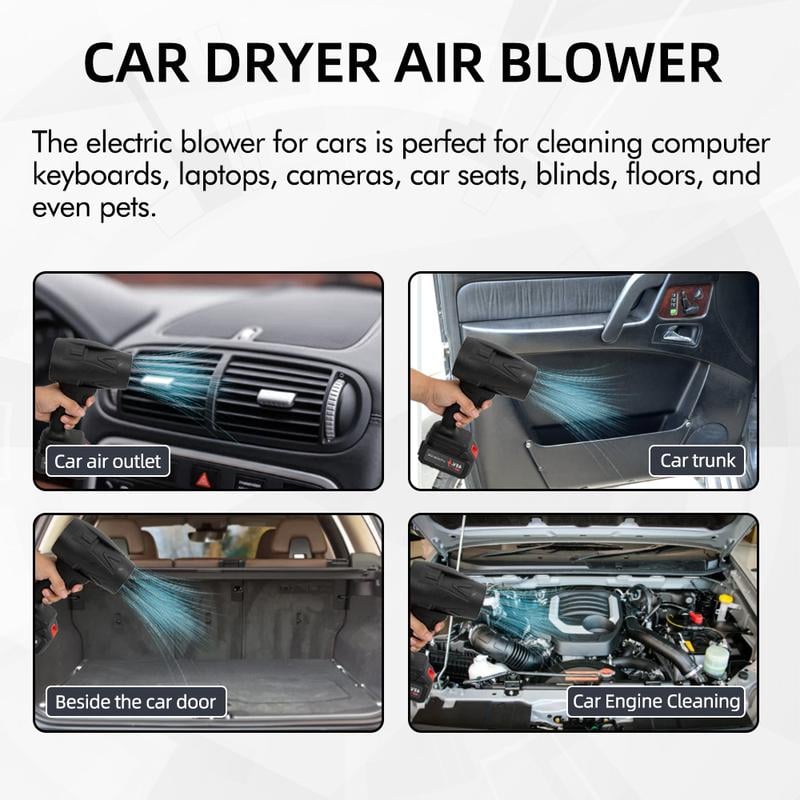 LAST DAY SALE 49% OFF - Turbo Jet Blower, Cordless Turbo Super Power Air Duster
