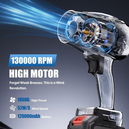 LAST DAY SALE 49% OFF - Turbo Jet Blower, Cordless Turbo Super Power Air Duster