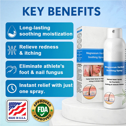 ✅ Official Store: HZA™ Magnesium Herbal Psoriasis Spray ⚕️ FDA Certified