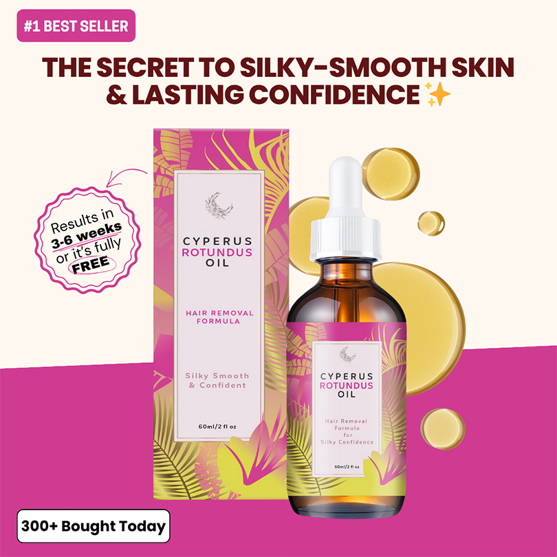 🎄 Christmas Sale Event - Cyperus Rotundus Oil for Hair Reduction