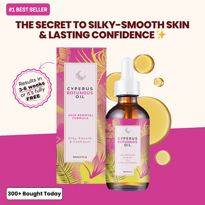 🎄 Christmas Sale Event - Cyperus Rotundus Oil for Hair Reduction