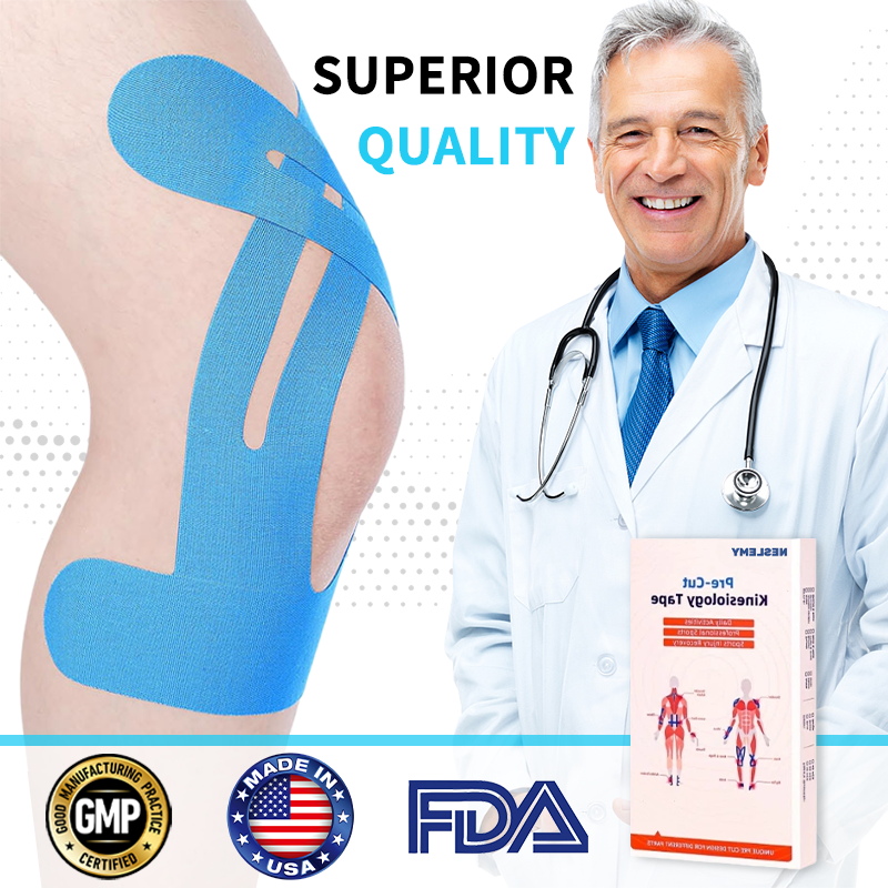 Alleviate Knee Discomfort: Precut Kinesiology Tape For Knees