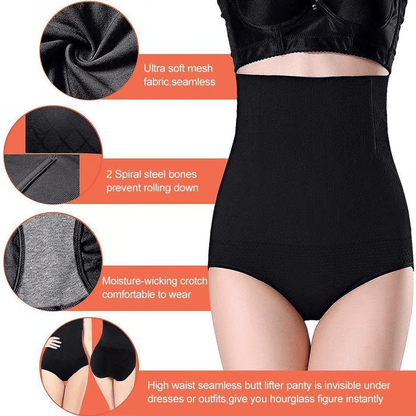 Buy 1 Get 1 Free 49%off High Waist Tummy Control Shapewear Panties