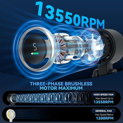 Hot Sale 49% OFF✨Portable Handheld Turbo Fan