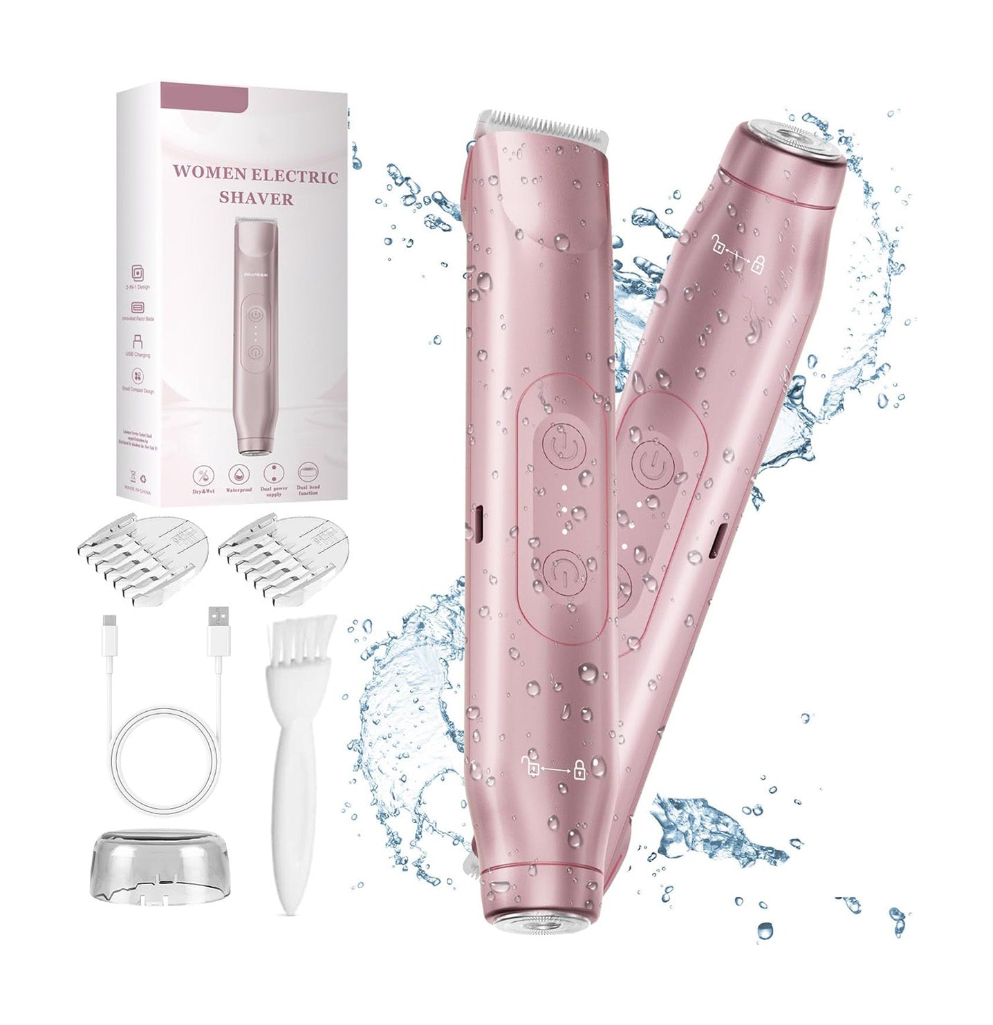 2025 Summer Discount Sale 49%off⏰2-in-1 Electric Bikini Trimmer for Women—— BUY 2 GET 1 FREE SHIPPING