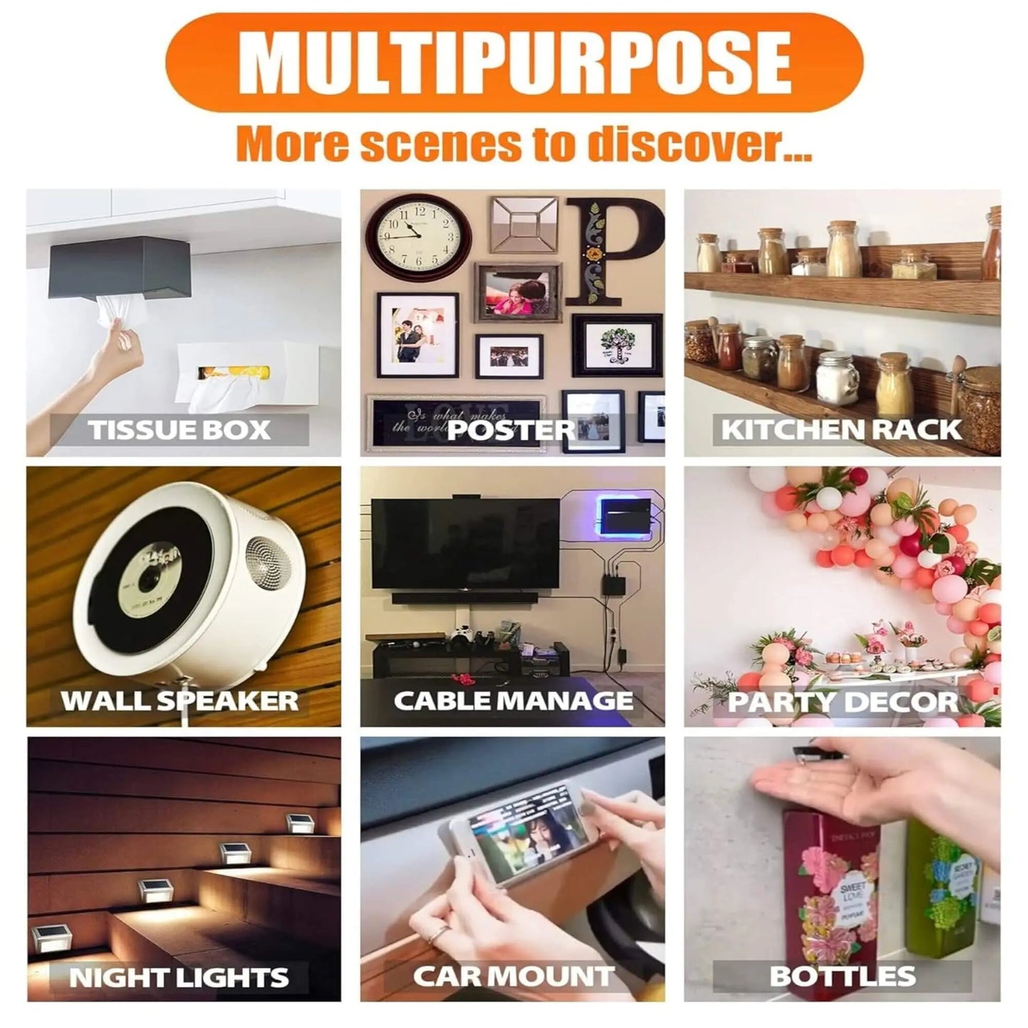 Double Sided Tape Heavy Duty (10FT)