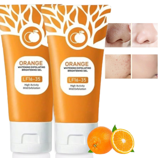 2025 HOT SALE-49% OFF Orange Exfoliating Gel Facial Cleansing Whole Body Scrub Dead Skin Custard