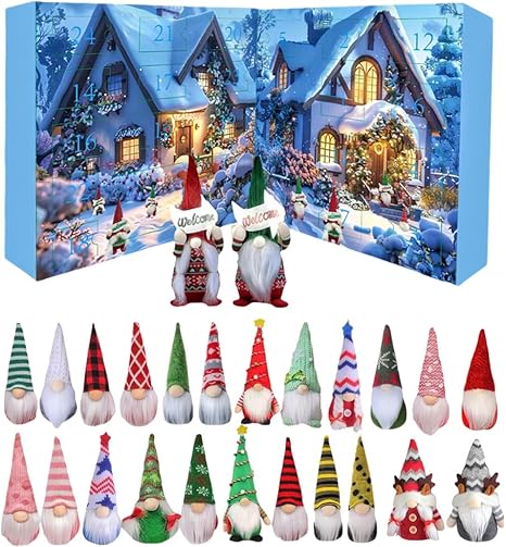 👻Christmas Halloween Gnome Countdown Calendar 2025🎅