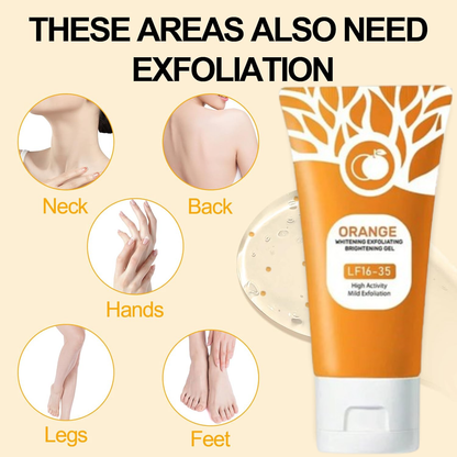2025 HOT SALE-49% OFF Orange Exfoliating Gel Facial Cleansing Whole Body Scrub Dead Skin Custard