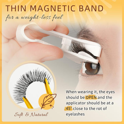 Last Day 49% OFF- Reusable Premium Self-Adhesive Eyelashes | Easy, Quick, Safe!