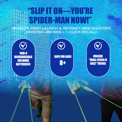 World's First String Launching Webshooter that Glows-In-the-Dark