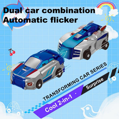 2025 New product 💥 2 In 1 Collision Transforming Dinosaur Car Toy