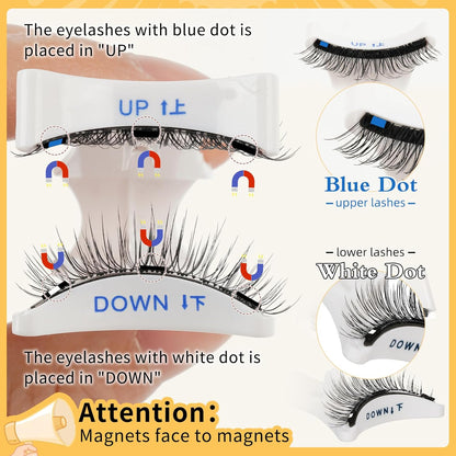 Last Day 49% OFF- Reusable Premium Self-Adhesive Eyelashes | Easy, Quick, Safe!