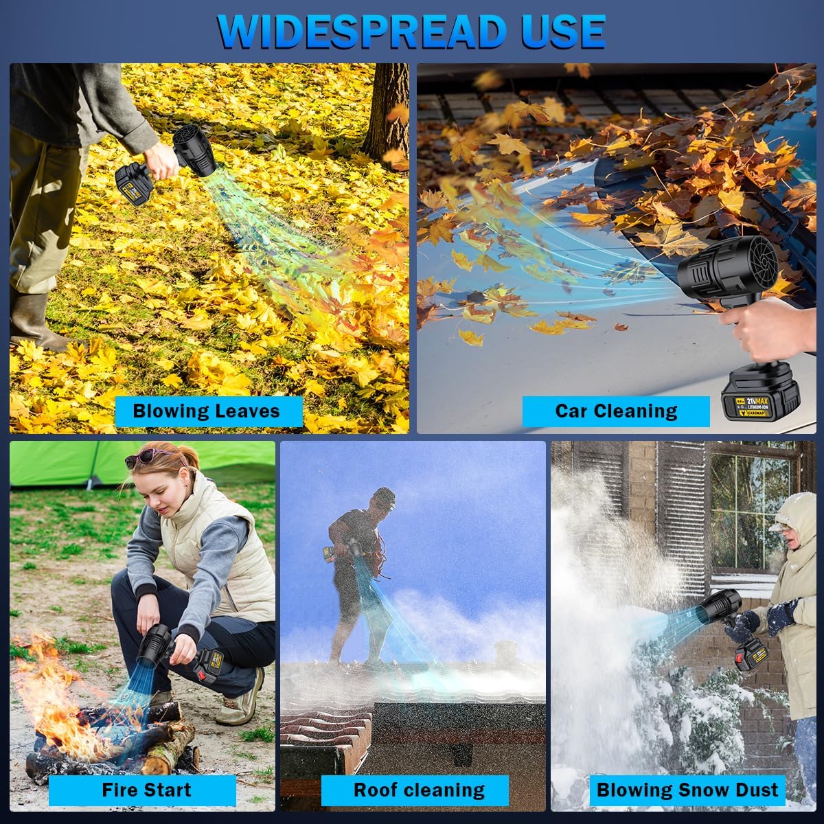 LAST DAY SALE 49% OFF - Turbo Jet Blower, Cordless Turbo Super Power Air Duster