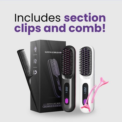 Portable Straightener Brush - GoBrush PRO