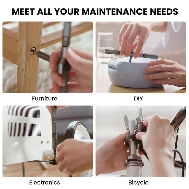 24 in 1 DlY Screwdriver Set Magnetic Compact and Portable Ratchet Screwdriver