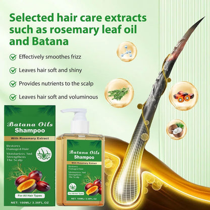 Batana Oil Shampoo with Rosemary Extract