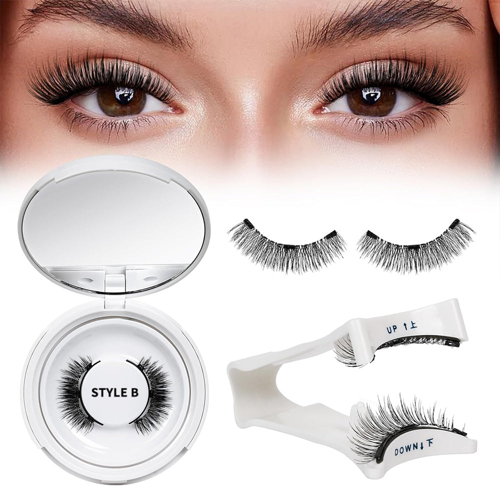 Last Day 49% OFF- Reusable Premium Self-Adhesive Eyelashes | Easy, Quick, Safe!