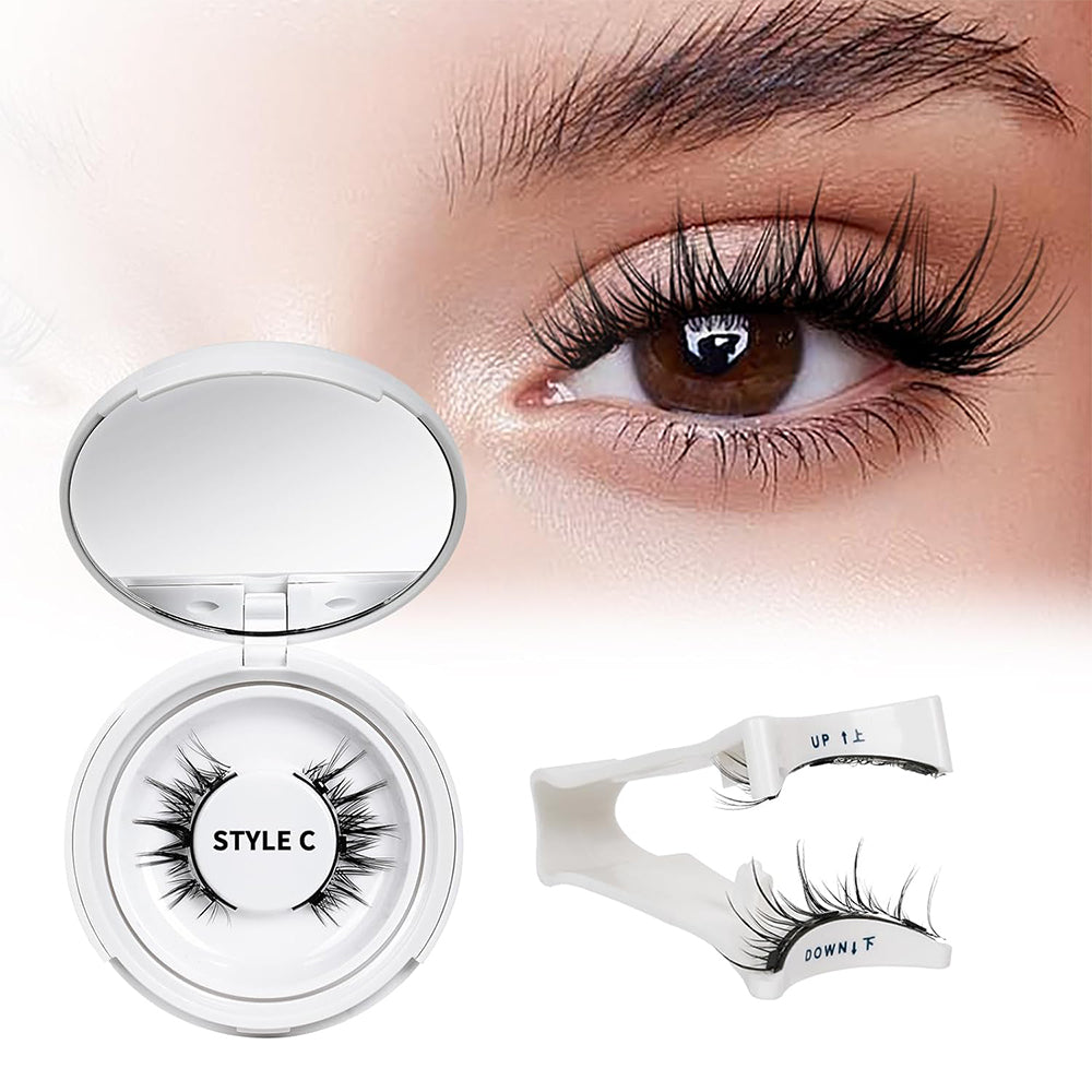 Last Day 49% OFF- Reusable Premium Self-Adhesive Eyelashes | Easy, Quick, Safe!