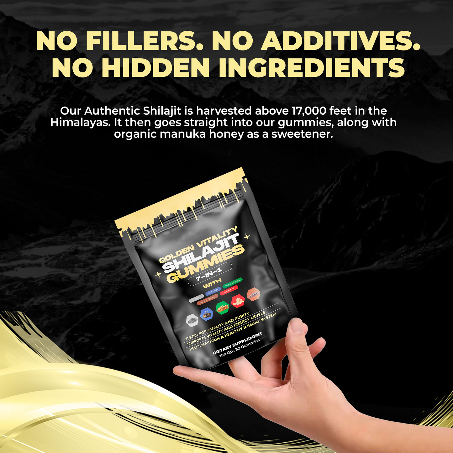 Eyeworldpark Shilajit Gummies（Mixed Packaging Of Old And New）